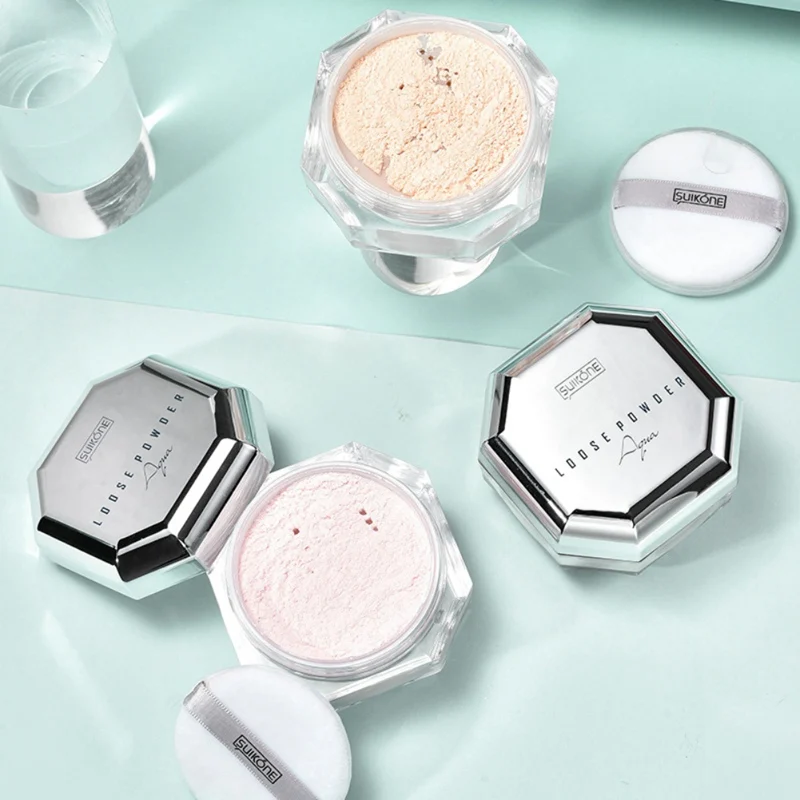Matte Loose Powder Long-lasting Oil-control Cover Defects Brighten Skin Tone Makeup Setting Powder Face Makeup