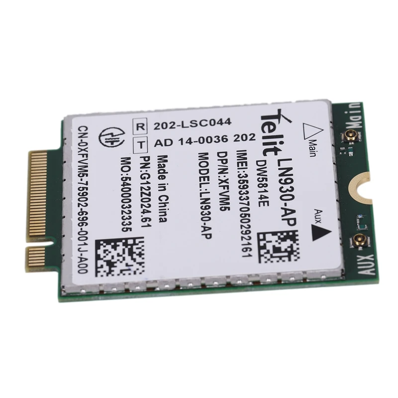 WIRCARD Ln930 LN930-AP Nrr39 Ngff карта для Dell беспроводной Wifi Dw5810E Dw5814E Venue 11 Pro 4G/Lte/Dc-Hspa+ Wwan 4G сетевая карта