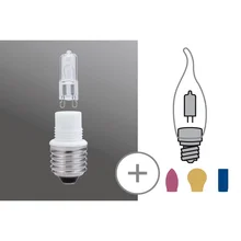 54926 Высоковольтная галогенная лампа Paulmann 70 Вт E27 Прозрачный