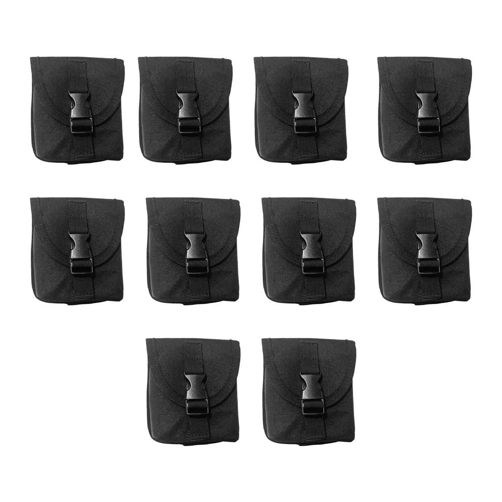 10pcs Scuba Diving Spare Weight Belt Pocket Replacement Dive Belt Pouch
