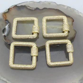 

20*20mm 5pcs/lot Cz heart shape clasp,cubic zirconia micro pave accessories,closure bracelet/necklace component