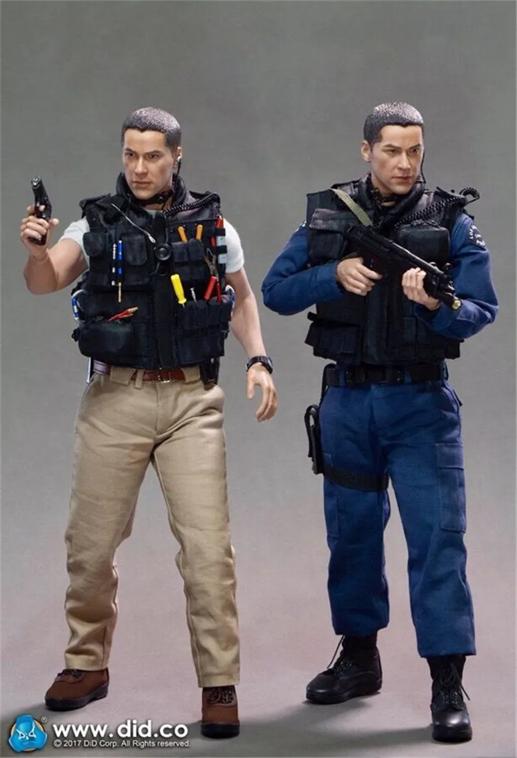 1//6 Scale 12/" LAPD Swat 90s Kenny Action Figure