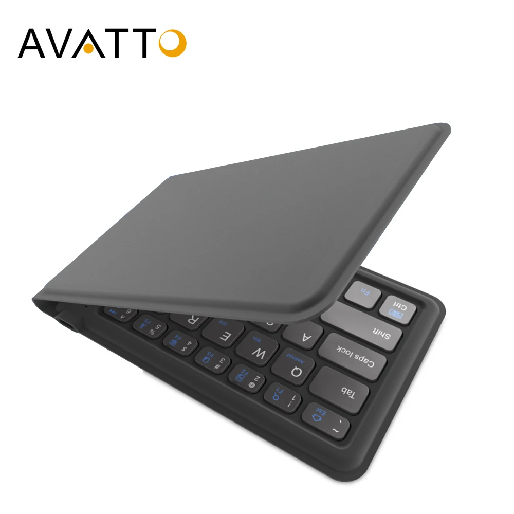 AVATTO A20 Tragbare Leder Falten Mini Bluetooth Tastatur Faltbare Drahtlose  Tastatur für iphone,android handy, Tablet,ipad,PC|wireless keypad|mini  keyboardmini keyboard bluetooth - AliExpress