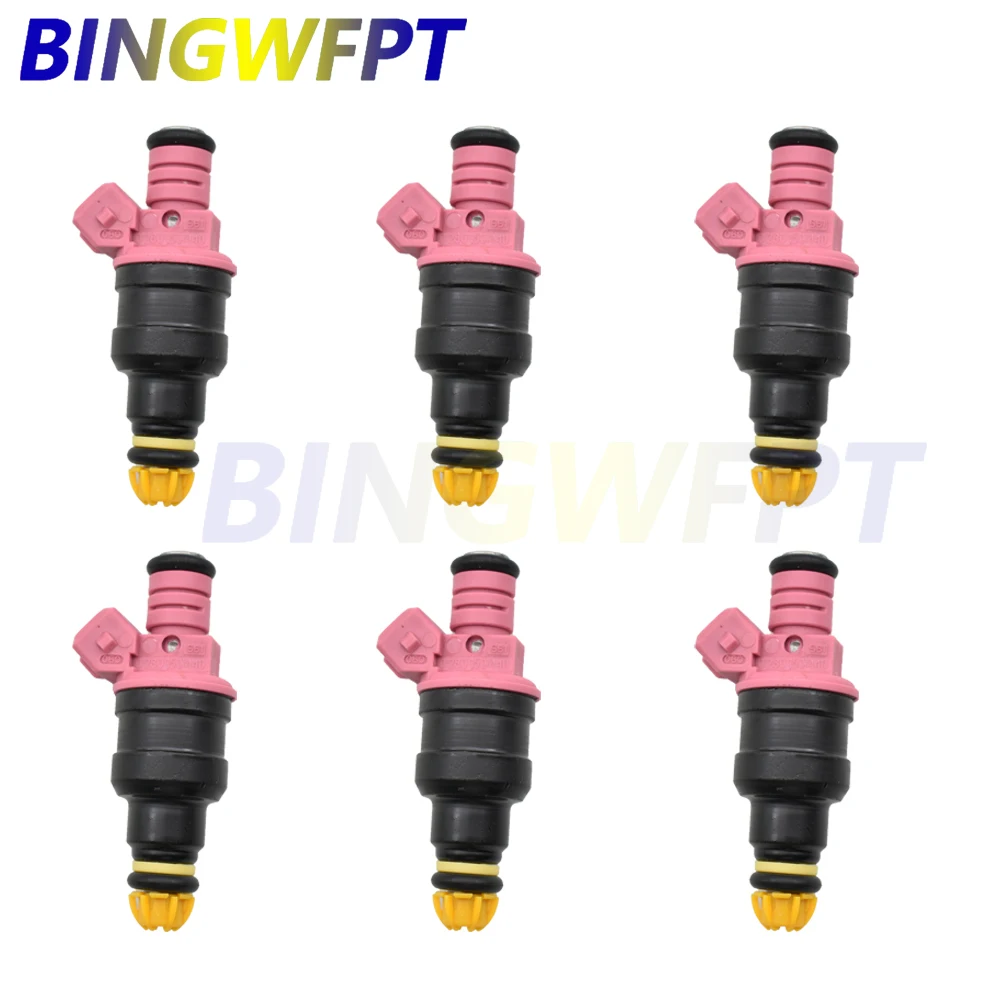 6X Fuel injectors For BMW 328I 328IS 528I M3 Z3 E36 E39 E38 2.8 3.2L L6