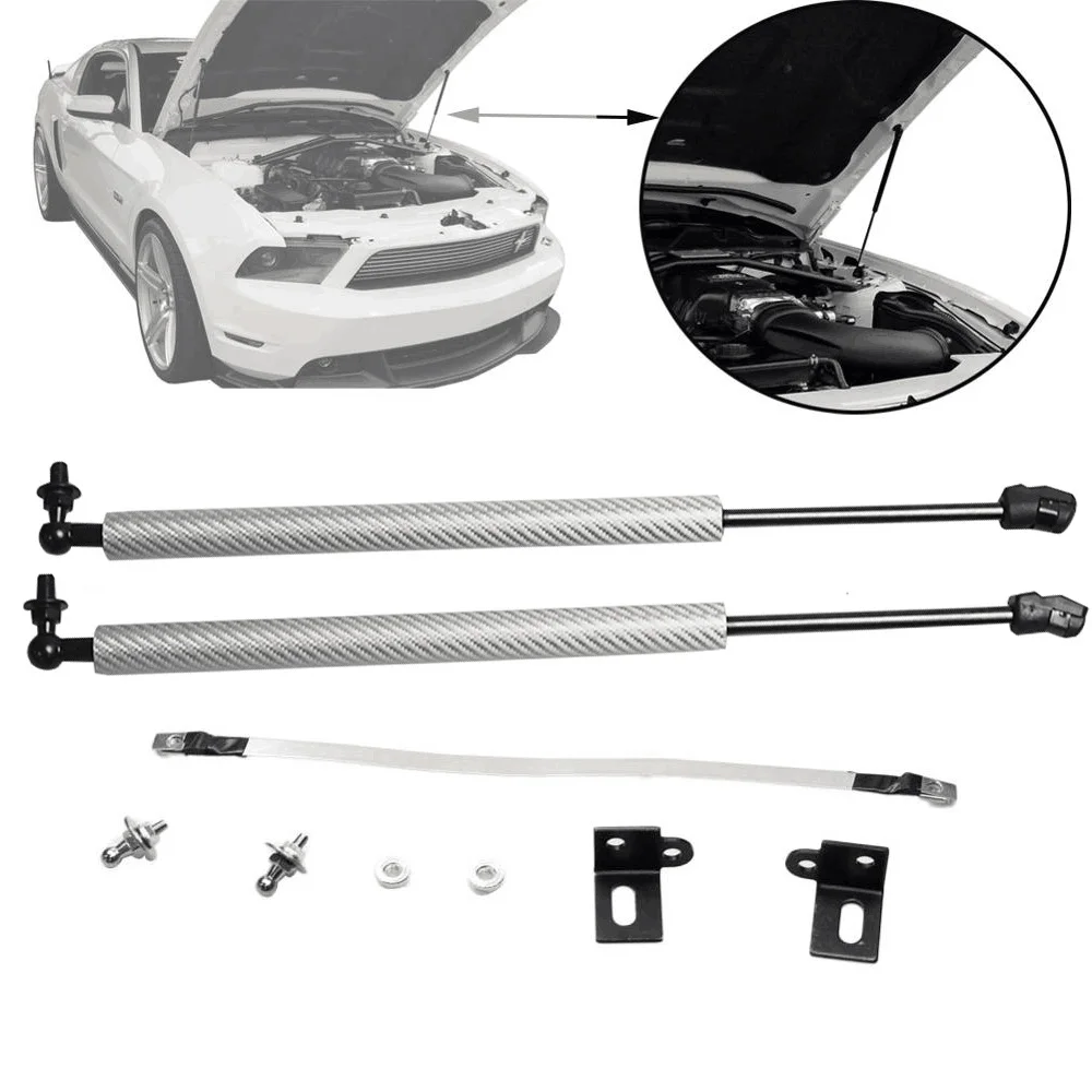Damper for Ford Mustang 2003-2014 front bonnet hood modify Gas Struts Lift support shock