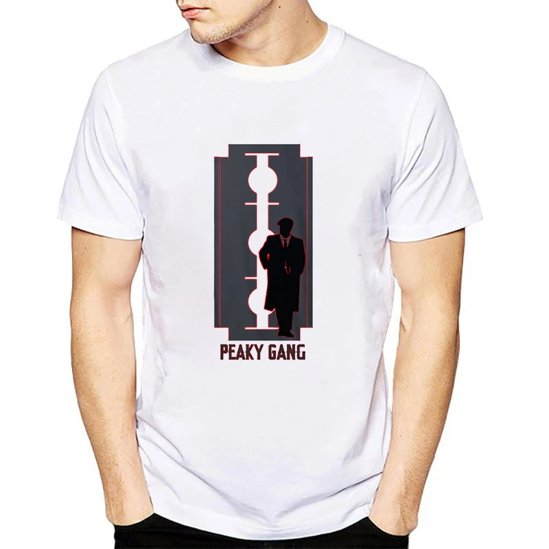Peaky Blinders Футболка мужская футболка с принтом «Шелби» модная уличная Мужская футболка в стиле хип-хоп Повседневная летняя футболка с короткими рукавами - Цвет: 2