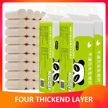 

10pcs bamboo toilet tissue paper jumbo roll paper napkin