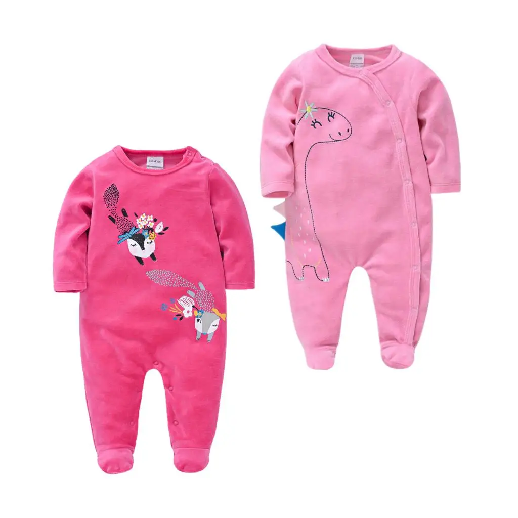 De Bebe Nina/пижамы для новорожденных девочек Одежда сна с героями мультфильмов