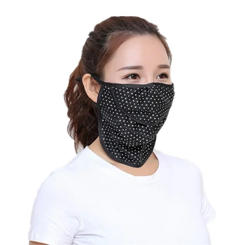 

Washable face Masks Black Reusable Cotton Fabric Mouth Mask Anti Dust Protective Mask Cotton Anti Fog facial Mask Pink Cute Mask