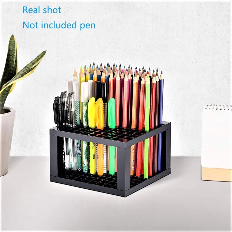 Novel Painting Brush Pen Holder Rack Display Stand Support  Grey Pen Holder H 