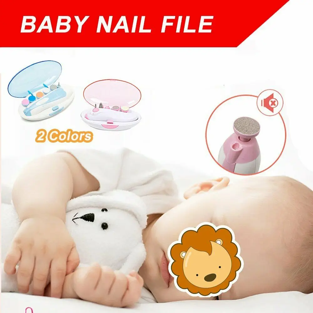 

Electric Baby Nail File Clippers Toes Fingernail Cutter Trimmer Manicure Lightweight And Compact Perfect Gifts Kids Nails Tool