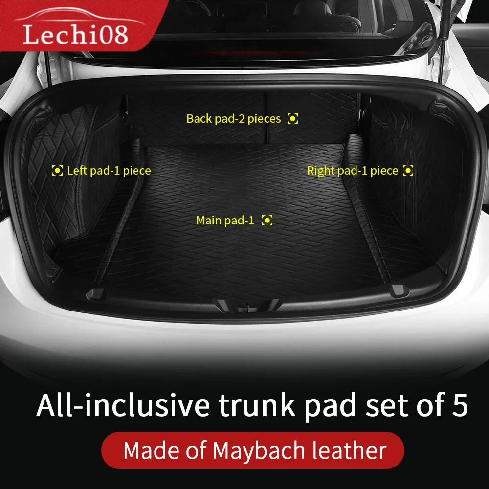 Leather trunk For Tesla model 3 trunk mat Tesla model 3 accessories  2016-2021 model 3 tesla three tesla model 3 /accessoires