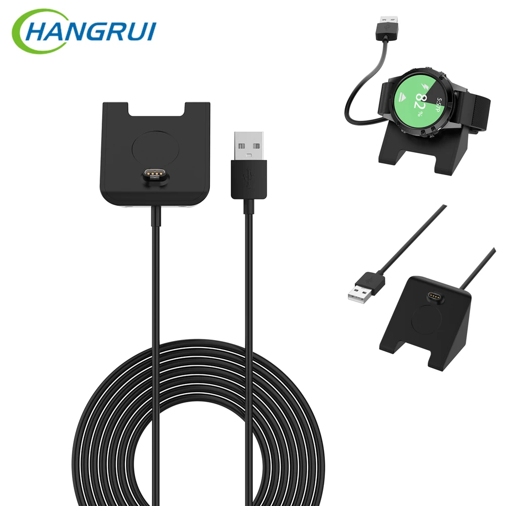 

Hangrui For Garmin Fenix 6 6S 6X Pro Fenix 5 5S 5X Forerunner 945 935 Vivoactive 4 USB Charger Dock Fast Charging Cable Adapter