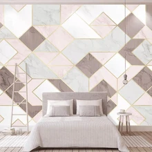 Beibehang пользовательские обои розовый геометрический ТВ фон стены украшения дома гостиная спальня 3d обои papel де parede