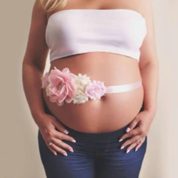 

Mommy Pregnant woman Photography Props Newborn Flower Hairband Baby Photo Props Hair Accessories for Photo Shooting
