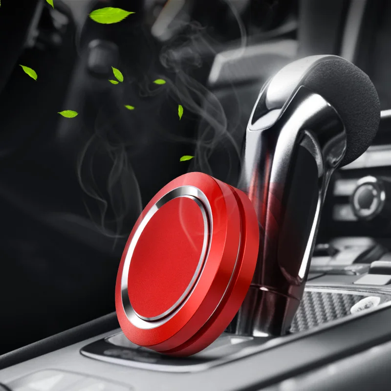 

AOGENIU Alloy Auto Smell Air Freshener Perfume Round Shape Aromatherapy Diffuser Dashboard Solid Parfum Car Interior Accessories