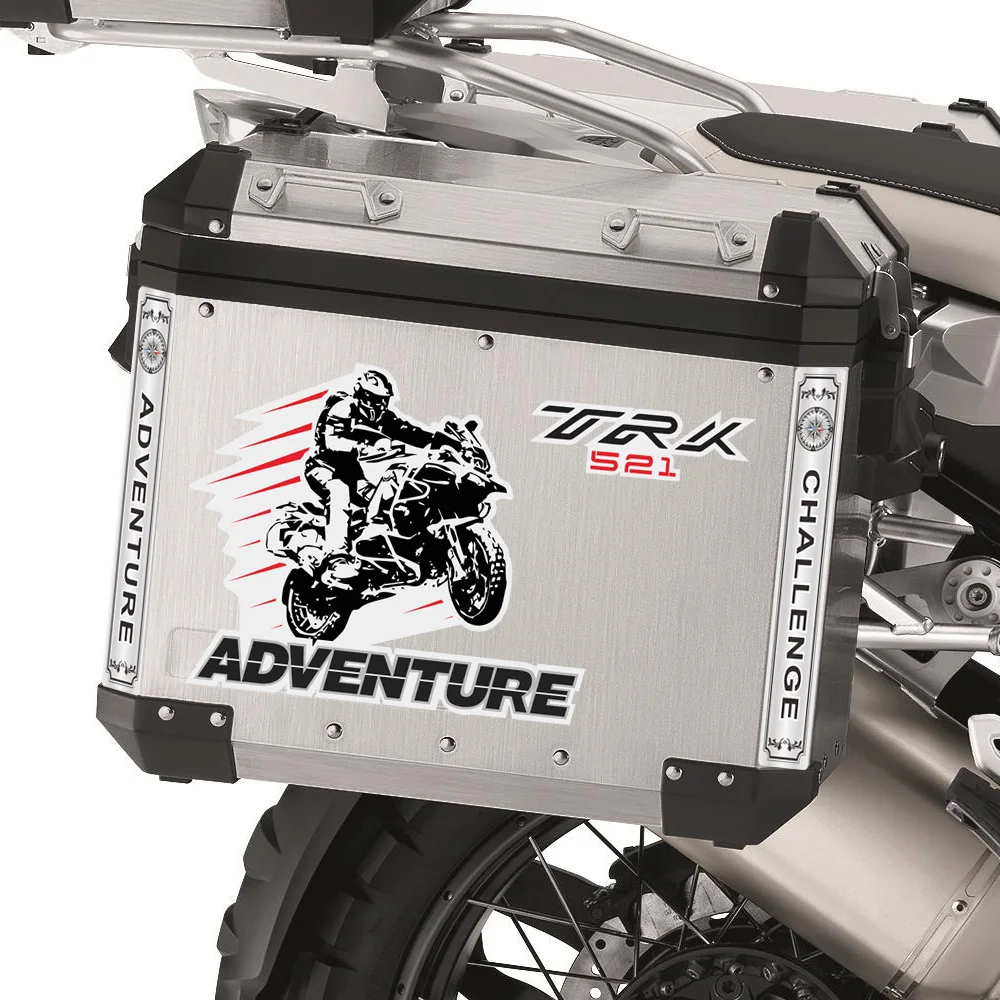 Наклейка для мотоцикла, TRK 502, алюминиевая коробка, чехол для багажника, боковой задний Чехол для Benelli TRK502 X TRK521, мото пленка ADV