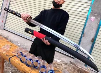 

Superb WUSHU Saber Broadsword Groove Blade kampilan Sword Manganese steel DAO