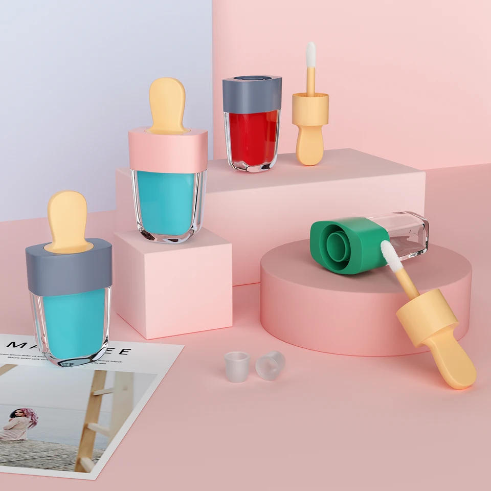 24 Stück 5 Ml Lipgloss Tubes - Nachfüllbare Mini-Behälter Mit Pinsel Für DIY Kosmetik