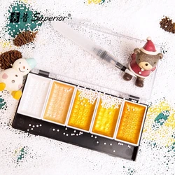 Xiupu Advanced 5/8 Color Pure Color Pearlescent Metal Solid Watercolor Paint Set Painting Safe Non-toxic Art Supplies
