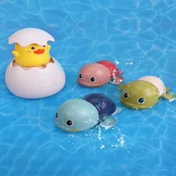 Jouets de bain pour la famille, série bébé et maman, 1 pièce, mignon, eau, son à pression, cadeau pour fille et garçon, OO50G 