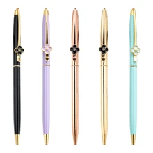 

1000Pieces Girly Heart Candy Four-leaf Clover Metal Ballpoint Creative Personality Gift Advertising Pen School Office Stationery