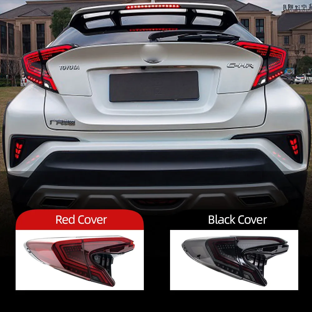 2 шт. для Toyota CH-R C-HR ЧР 2016 2017 2018 2019 задние фонари светодиодные фары противотуманные