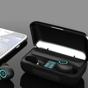 

New In-ear Sport Bluetooth 5.0 Headset Stereo With Mic Noise Reduction Headset Mini Wireless Business With portable charging box