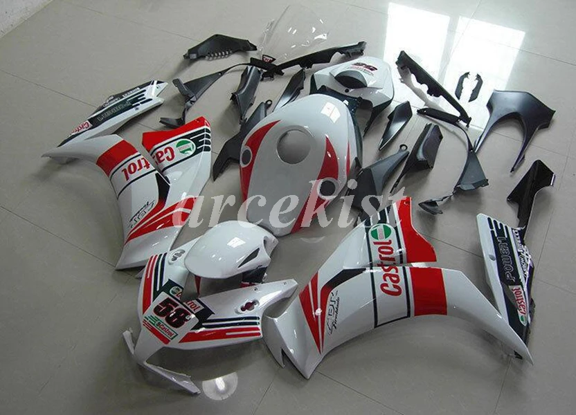 Литьевая Форма ABS полный обтекатель комплект Подходит для HONDA CBR1000RR 2012 2013 CBR 1000RR набор кузова drak красный