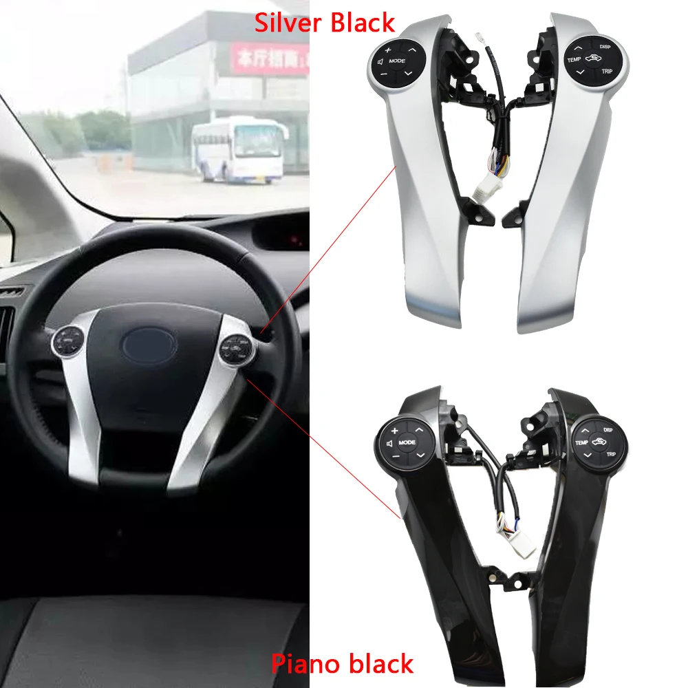 Car Cruise Control Steering Wheel Buttons Switch For Toyota Prius 