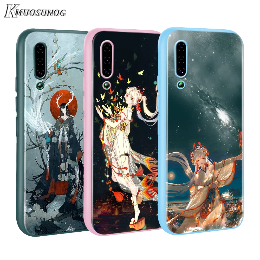 

Shiranui onmyoji Baseus Candy Color Cover for Xiaomi Mi NOTE 10 9 8 Pro 9T SE A1 A2 A3 CC9 SE Lite F1 Phone Case