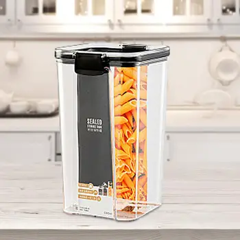 

Food Storage Container Transparent Storage Box BPA Free Airtight Cereal Storage Container For Storing Flour Nuts Sugar Rice