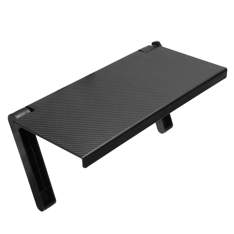 Office Supplies Desktop Screen TV Caddy Screen TOP Shelf Storage Folding Bracket Adjustable Display Shelf Rack Black