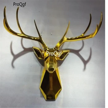 

ProQgf 1Pcs A Set deer always accompany you head Statue many choice friend
