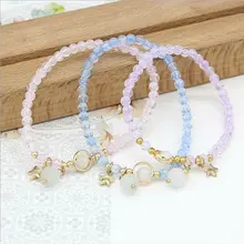 W014 BIGBING ювелирные изделия Модные розовые синие фиолетовые хрустальные бусины Очаровательные бусы женский браслет модный браслет ювелирные изделия