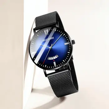 

BELUSHI2019 new men's watch diamond face quartz watch luminous waterproof tide brand watch