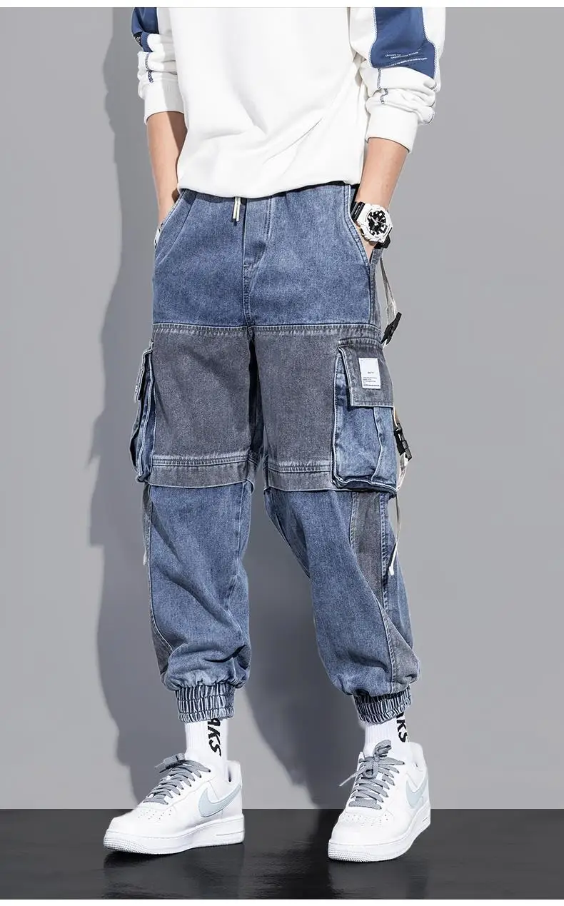 Jeans Kargo Jahit Baru Celana Panjang 