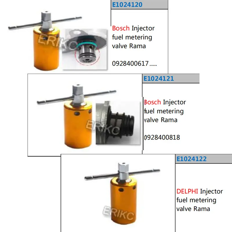 Fuel Injector Removal Tool Diesel Common Rail Tool for SCV PVC PCV Rama Fuel Metering Valves Removle Dismounting Tools for BOSCH 617 and 818 DELPHI
