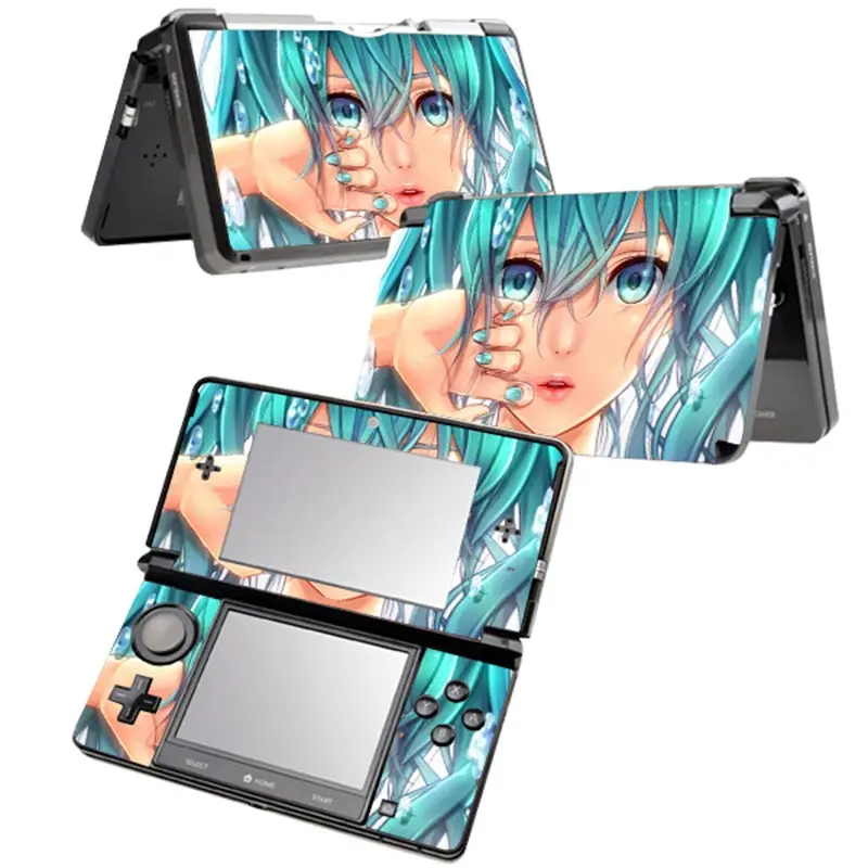 Cartoon design for 3DS Console Gamepad Protector Cover  For 3DS Sticker for nintend o 3ds pvc skin sticker 