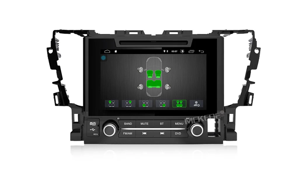 MEKEDE Android 9,0 четырехъядерный 2G+ 16G Автомобильный dvd-плеер для TOYOTA ALPHARD WiFi Bluetooth AV выход gps навигация