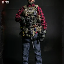DAMTOYS 1/6 мужчина солдат DEA SRT специальный ответ агент EL PASO 78063 полный набор фигурка