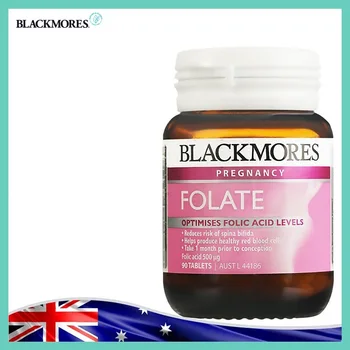 

Australia Blackmores Folate Health Supplement Folic Acid 90 Tablets for Pregnancy Pre-conception BABY Prevent Neural Tube Defect