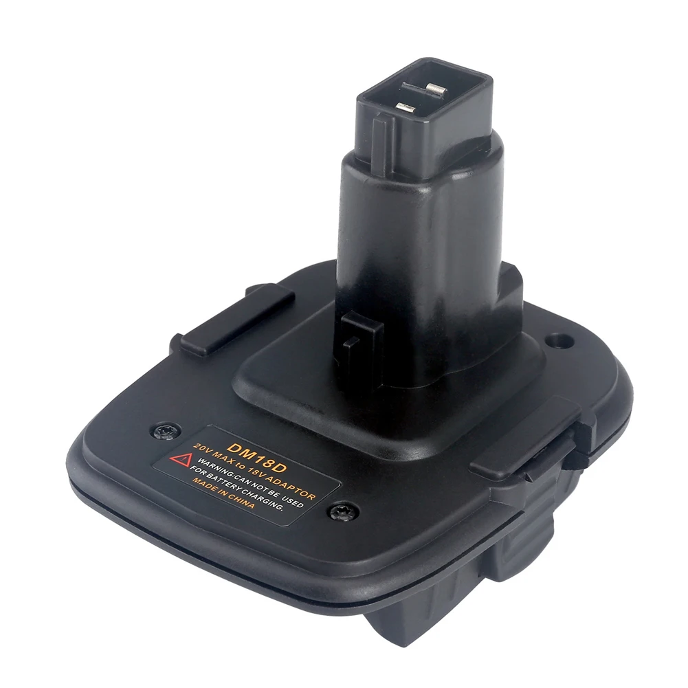 DM18D USB стабильный 18 в прочный черный безопасный аксессуары батарея адаптер Замена Профессиональный для Dewalt DC9096 конвертер