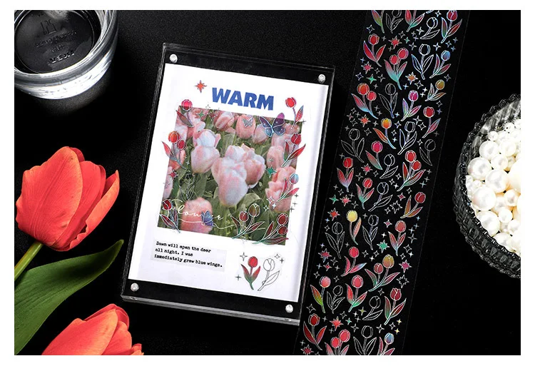 60mm*350mm Strip PET Washi Tape Colorful Butterfly Stars 8 H3de19434a4e54ba1a1ef45ec27053710F