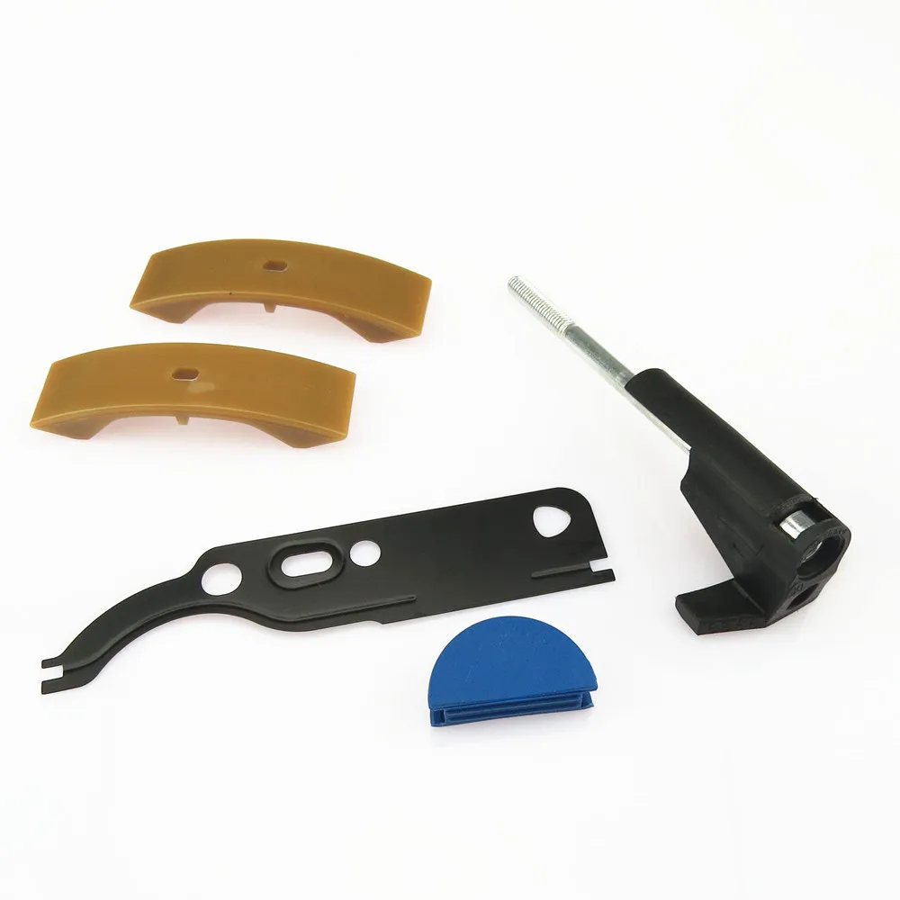Car Camshaft Tensioner Adjustment Slider + Gasket + Rod 1Set for Passat B5 Golf Mk4 A4 A6 A8