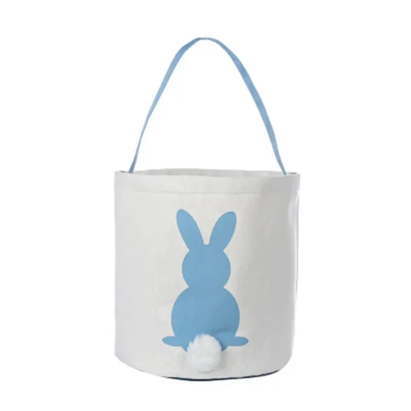 Easter Egg Rabbit Bunny Tail Basket Canvas Carrying Bag Tote Bucket Holiday Celebration Party Decoration Drop Ship Support Easter Egg Rabbit Bunny Tail Basket Canvas Carrying Bag Tote Bucket Holiday Celebration Party Decoration Drop Ship Support
