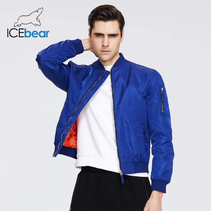 ICEbear 2020 New spring men's short jacket fashion flight jacket men's jacket high-quality brand jacket MWC20706D