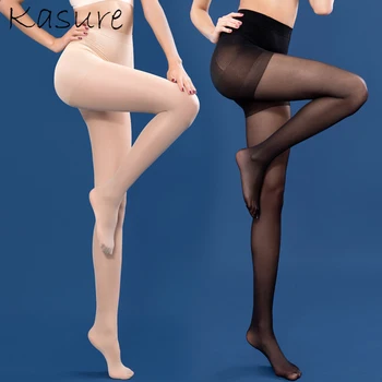 

KASURE High Elasticity Sexy Transparent Mesh Tights For Women Spring Summer Sexy Fishnet Tights Female Lingerie Stockings