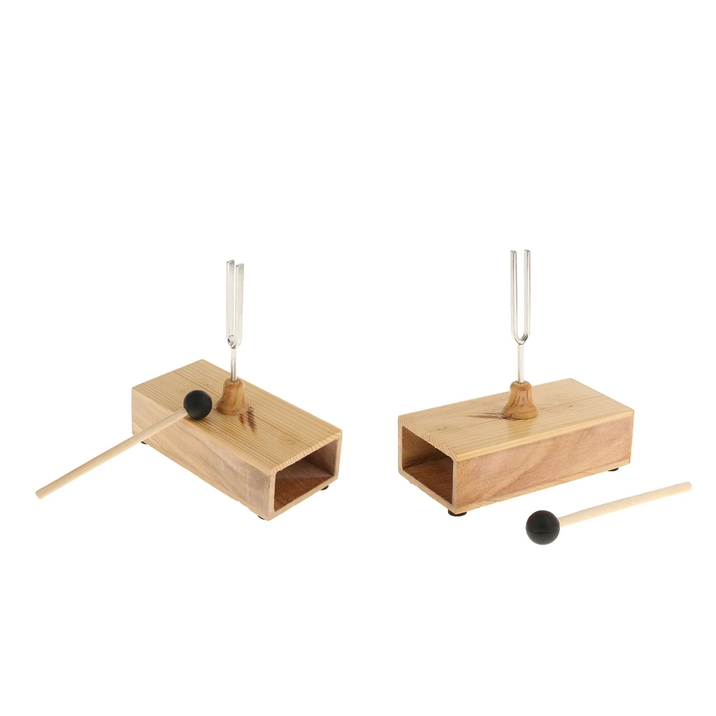 440HZ Tuning Fork w/ Resonant Box w/ Stick Percussion Instrument Part Study