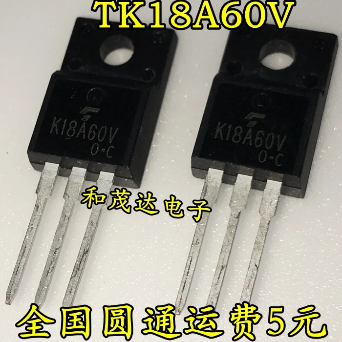 5 шт., новые оригинальные кнопки K18A60V TK18A60V 600V 18A TO-220F на